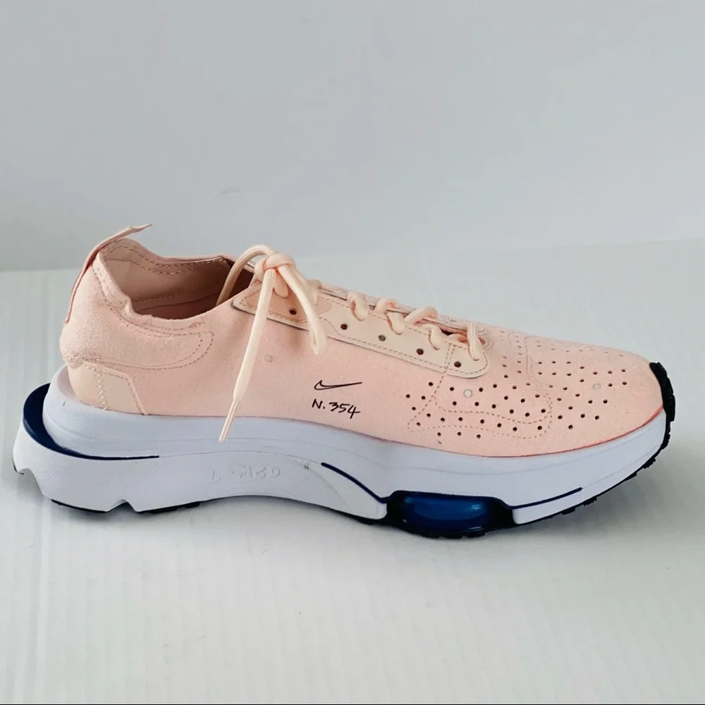 NWT Nike Women’s Air Zoom Type Sneaker, Orange Pearl Deep Royal Blue, Size 11 - Picture 9 of 16
